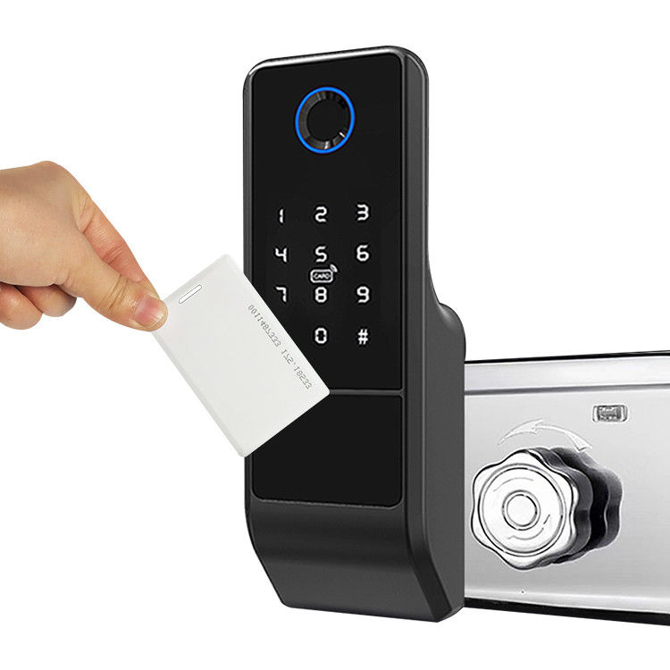 La porta astuta dell'impronta digitale della serratura di porta dell'impronta digitale biometrica di Tuya Wifi APP tratta la serratura Keyless di Digital