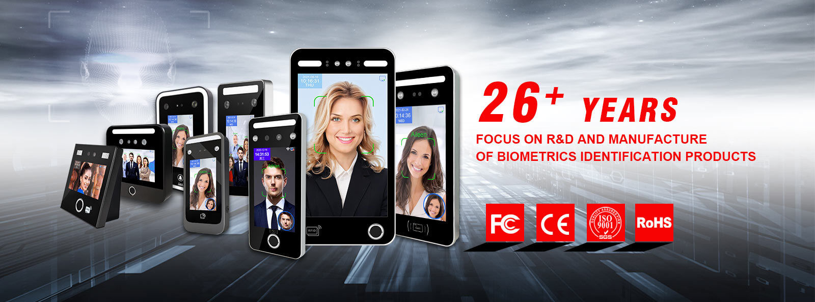 sistema di riconoscimento di fronte biometrico