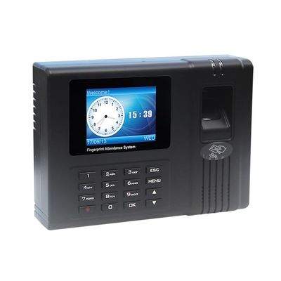Controllo di accesso biometrico a 2,4 pollici LCD dell'impronta digitale dell'orologio marcatempo