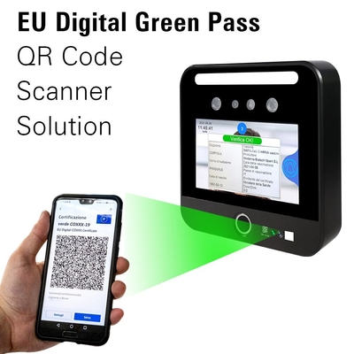 C19 certifica il lettore verde Wifi Portable Wireless del lettore di codice di Qr del passaggio di Digital dell'Eu di DCC