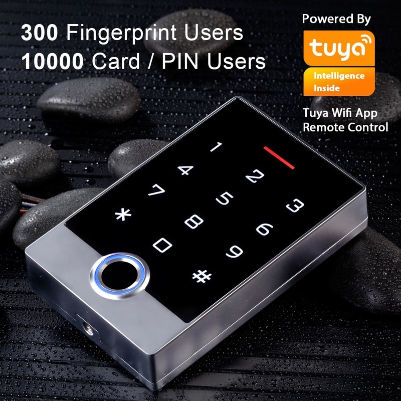 Tastiera autonoma impermeabile RFID/impronta digitale del sistema IP68 del controllo di accesso della porta di Wifi Tuya