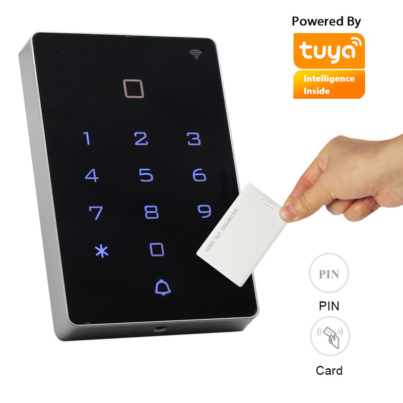 IP65 impermeabilizzano il lettore di schede del controllo di accesso della carta di RFID Tuya APP BLT WIFI Access senza fili