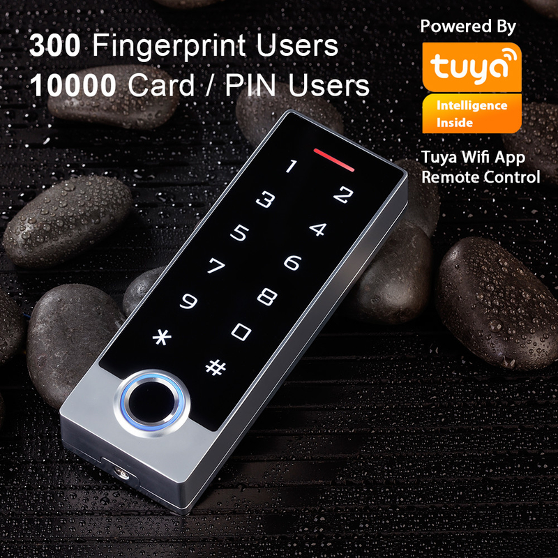 Tastiera biometrica APP mobile Access di tocco del sistema del controllo di accesso della porta dell'impronta digitale della carta di RFID