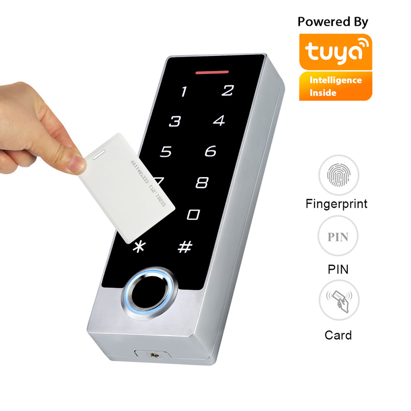 Tastiera impermeabile di tocco IP68 dell'impronta digitale del App di Tuya della porta della carta biometrica del controllo di accesso RFID