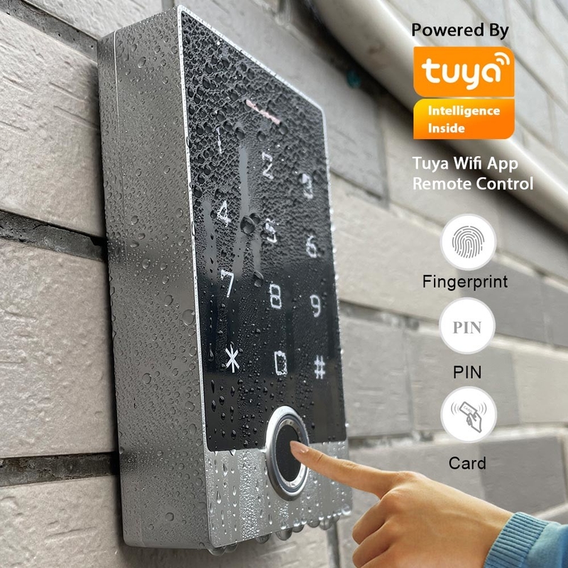 Serratura terminale dell'impronta digitale RFID Tuya Smart del controllo di accesso della porta del metallo TUYA