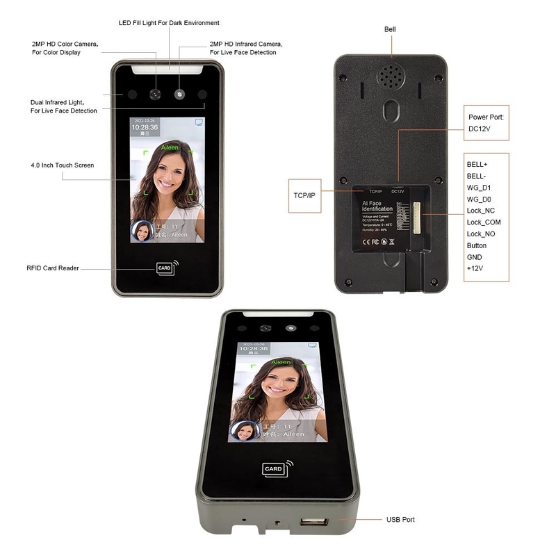 Macchina di Timmy Free Biometric Time Attendance con API Rfid Card Reader