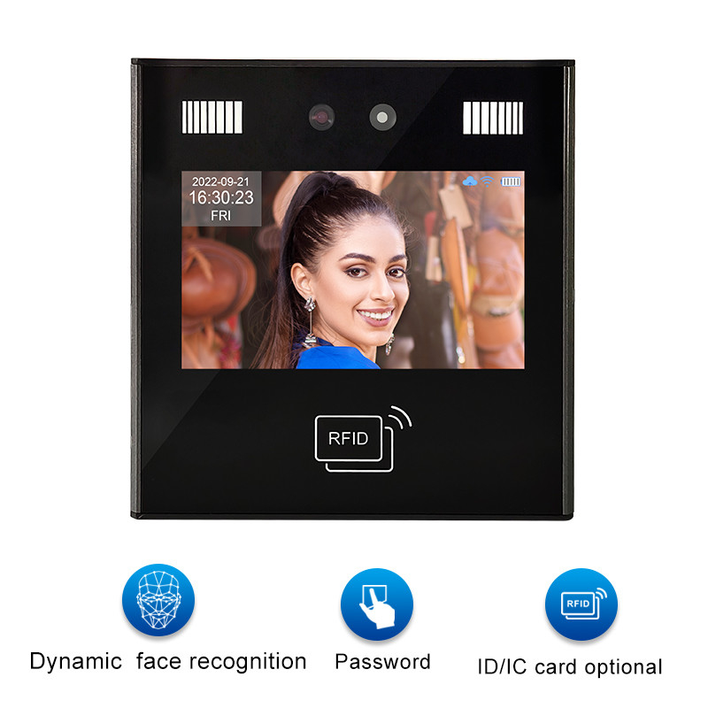 Tcp / Ip Card Reader Dispositivi di riconoscimento facciale biometrici dinamici Software gratuito Adms Cloud