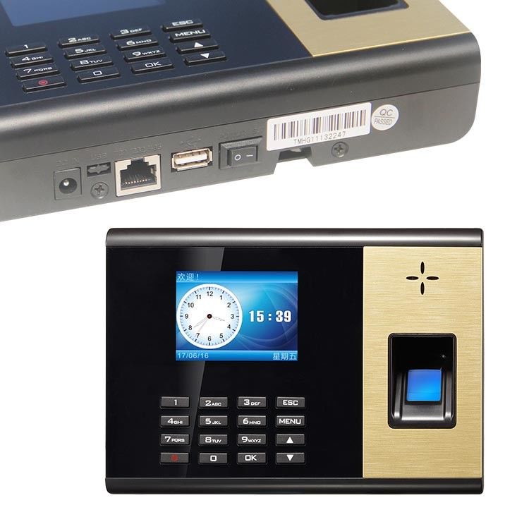 Sistema a 2,8 pollici di partecipazione di tempo di SIM Card GPRS Thumbprint