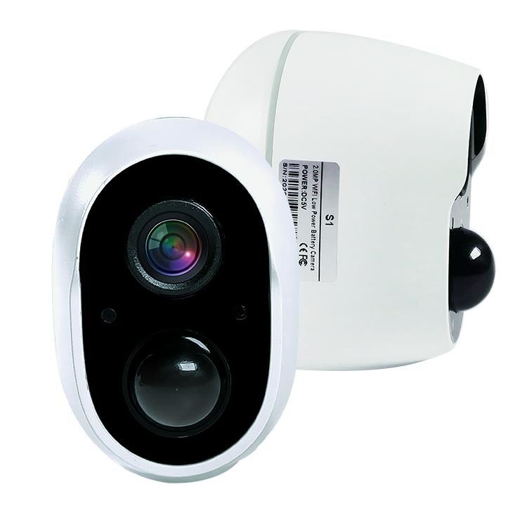 CCTV 5MP senza fili 128GB 200W Mini WiFi Cam di sicurezza della rete