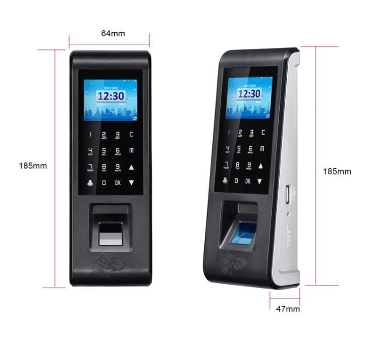 3 sistema del controllo di accesso dell'impronta digitale di Wiegand Rs 485 dell'identificazione con la tastiera di tocco