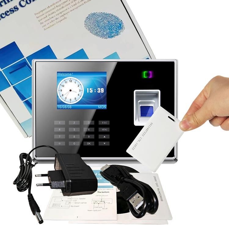 Registrazione autonoma di tempo dell'impronta digitale di partecipazione degli impiegati biometrici della macchina