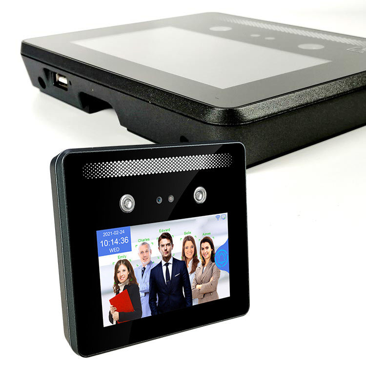 Carta a 5 pollici di Attendance Machine With RFID del lettore del fronte di touch screen della lunga autonomia