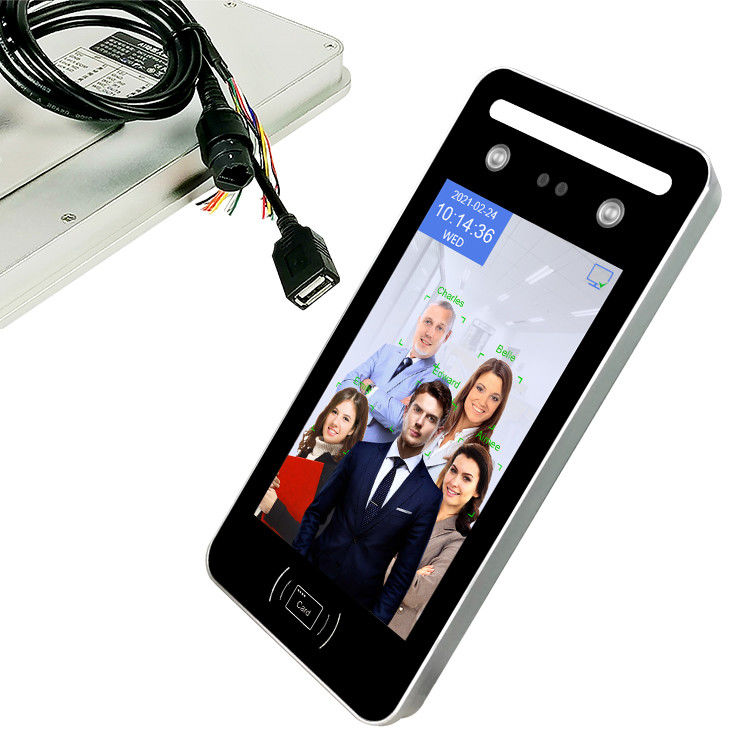 Sistema facciale a 8 pollici del controllo di accesso di riconoscimento con la carta senza fili di Wifi RFID