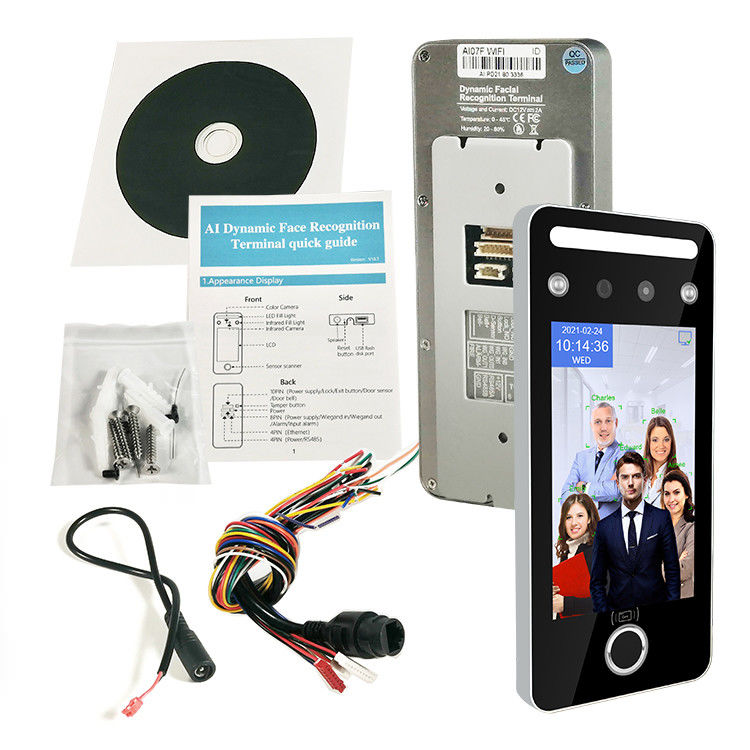 Sistema biometrico del controllo di accesso della macchina di partecipazione del fronte della multi radio della persona