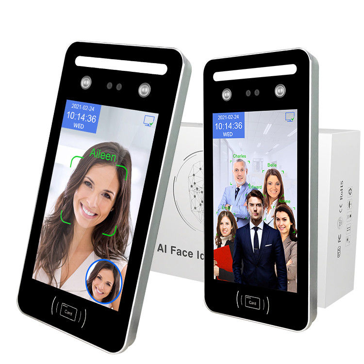 Partecipazione di tempo di sistema del controllo di accesso di WIFI 0.5M Face Facial Recognition del QR Code
