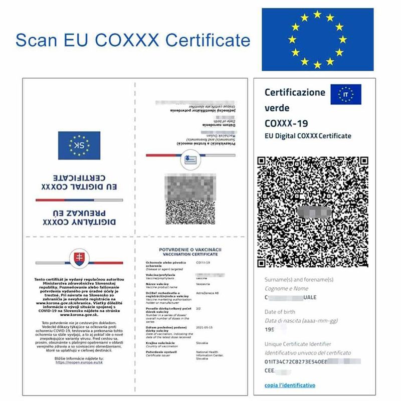 Analizzatore dell'analizzatore UE QR di temperatura di riconoscimento di fronte di USB RS485