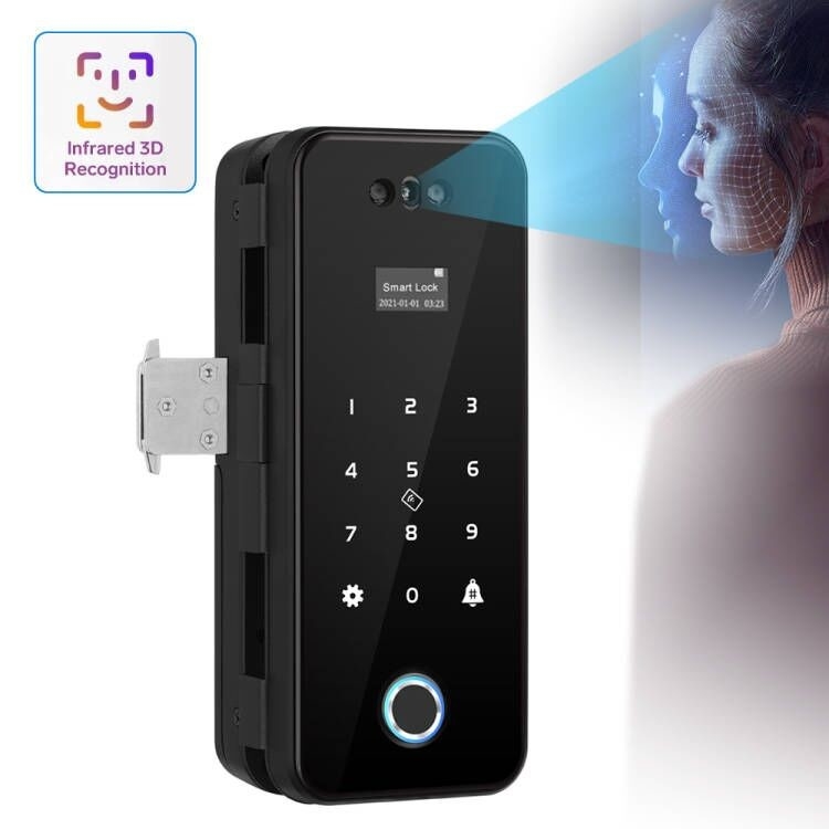 La serratura di porta astuta di Digital del controllo di accesso Tuya affronta la serratura di porta del riconoscimento