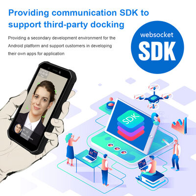 TIMY HF2 Portable Palm Vein Biometric Attendance Scanner PVR Terminal Batteria integrata 4G LTE 2G 3G Multi-Band