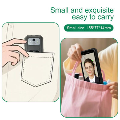 Macchina di riconoscimento facciale Android portatile 4G per la presenza dei dipendenti