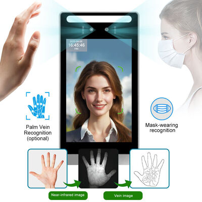 Supporto di sviluppo secondario Sistema operativo Android Machine di riconoscimento facciale per il controllo degli accessi