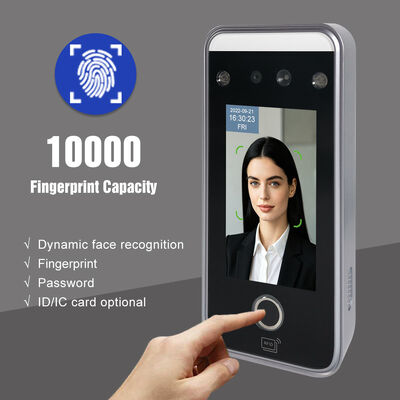 AI riconoscimento facciale dinamico controllo accesso macchina di presenza impronte digitali password carta sistema di sicurezza di serratura della porta