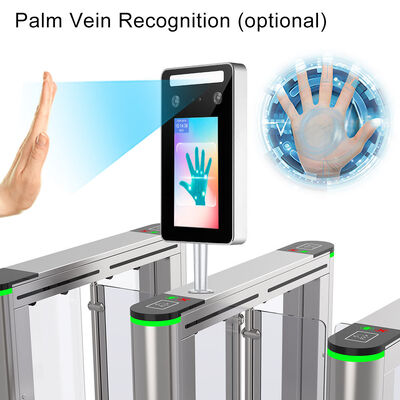 Terminale di riconoscimento facciale dinamico AI impermeabile con APP mobile software gratuito per riconoscimento scheda RFID