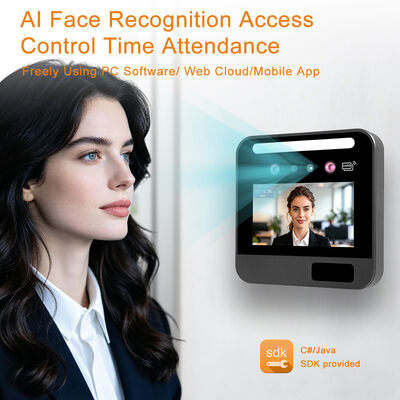 Ai Based Smart RFID Card Time Attendance Face Access Control Machine con modulo WiFi/4G