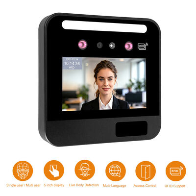 Ai Based Smart RFID Card Time Attendance Face Access Control Machine con modulo WiFi/4G