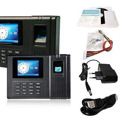 Registratore di partecipazione a 2,8 pollici di tempo dell'impronta digitale della perforazione della rete