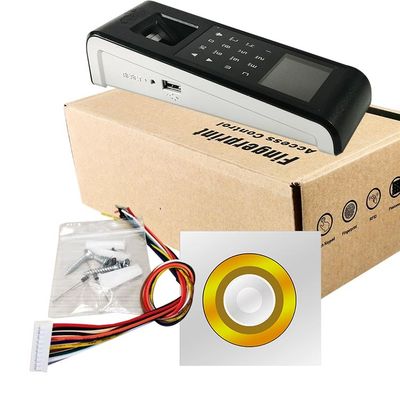 Nuvola del touch screen del sistema del controllo di accesso di Rfid dell'impronta digitale della linea terrestre basata