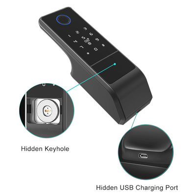 Serratura domestica piana aperta mobile dell'impronta digitale RFID di controllo della serratura astuta di Tuya Wifi