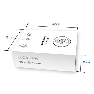 Lettore leggero visibile all'aperto del controllo di accesso di Live Face Recognition Attendance Machine
