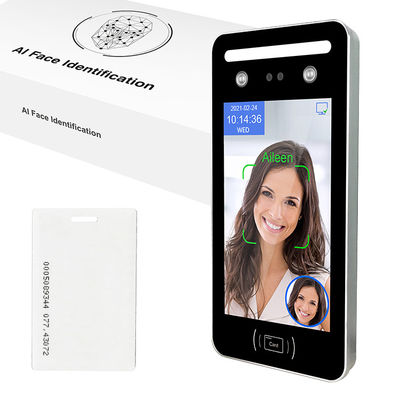 Controllo di accesso senza contatto della macchina biometrica di riconoscimento di fronte del sistema di Linux