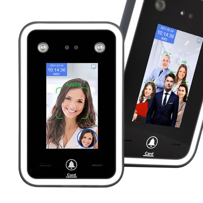 Macchina biometrica a 4,3 pollici astuta di partecipazione del sistema del controllo di accesso di rilevazione del fronte di AI