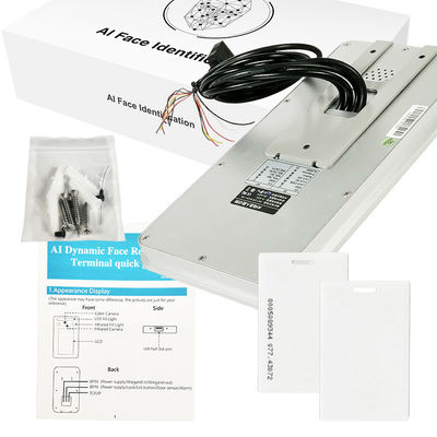 Wiegand 26/34 di controllo di accesso biometrico di riconoscimento di fronte per il cancello girevole