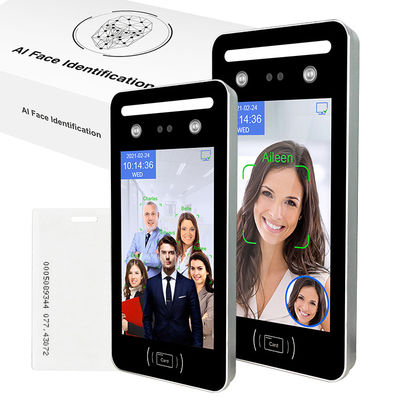 Touch screen a 8 pollici leggero visibile di fronte di AI WDR di riconoscimento del sistema dinamico di Access