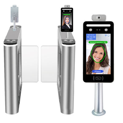 Misurazione facciale a 8 pollici di rilevazione di temperatura corporea del sistema del controllo di accesso di riconoscimento