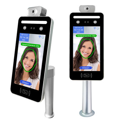 Dispositivo del controllo di accesso di riconoscimento di fronte di rilevazione di temperatura di WIFI del QR Code del software di web