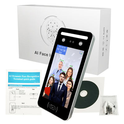 Controllo di accesso biometrico di WIFI SDK della macchina di partecipazione del fronte di AI per il cancello girevole