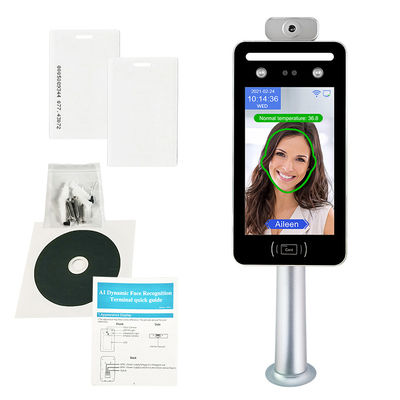 misura termica terminale di temperatura dell'orologio di 0.5M Face Recognition Time