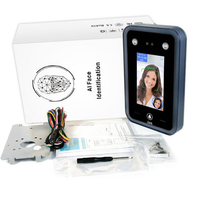 Orologio marcatempo biometrico leggero visibile del controllo di accesso del sistema di riconoscimento di fronte della nuvola di AI