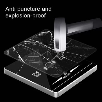 Vetro temperato autoinduzione del lettore di schede di prossimità di Wiegand26/34 interfacce RFID