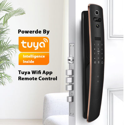 lega di alluminio astuta del controllo di accesso dell'impronta digitale della serratura RFID di Digital Tuya del fronte 3D